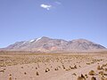 Le volcan Aucanquilcha vu du nord-ouest.