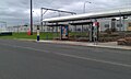 Bus stop on the eastern side of the railway station