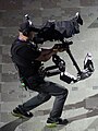 Camera operator during 2023 European Games