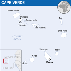 The Location of Cape Verde