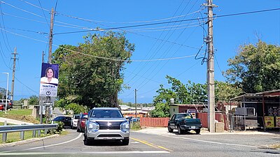 Puerto Rico Highway 466 in Ceiba Baja