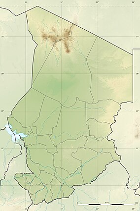 Map showing the location of Binder-Léré Faunal Reserve