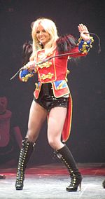 Britney Spears au Circus de Boston en 2009.