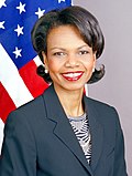 Condoleezza Rice 2007, 2006, 2005, and 2004 (Finalist in 2008)