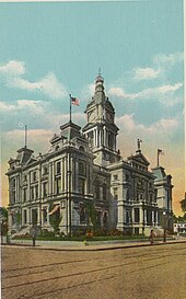 Courthouse, Council Bluffs, Iowa 1915