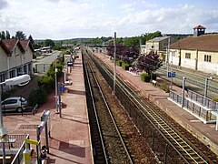 Vue vers Dourdan.