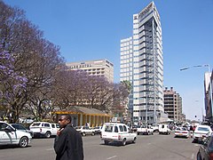 Sam Nujoma Street in Harare.