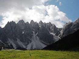 Vista del versante nord della rocca