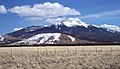 Image 22Humphreys Peak seen on its western side from U.S. Route 180, with Agassiz Peak in the background (from Geography of Arizona)