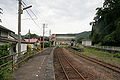 Hamahara Station platforms in July 2008