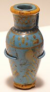 Enamelled-glass jar from Thutmose III's tomb