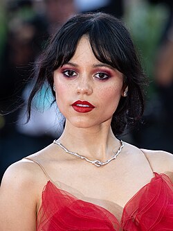 Jenna Ortega vid Filmfestivalen i Venedig, augusti 2024.