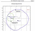 KCYE-FM1 coverage in comparison of the main KCYE(FM) transmitter.