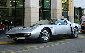 Lamborghini Miura P400 SVJ Spyder de 1981.