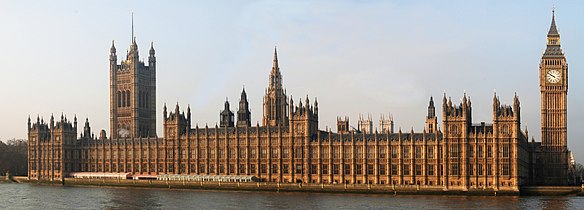 Houses of Parliament (1840-1876) Charles Barry e Augustus Welby Pugin.