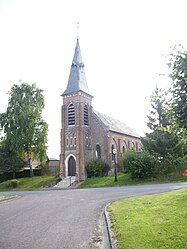 The church in Méricourt-en-Vimeu