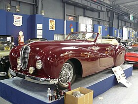 Delahaye tipo 135 M cabriolet "Malmaison" por Pourtout 1948.