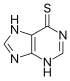 Estructura química de la Mercaptopurina