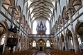 The nave looking towards the pipe organ