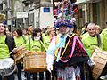 Desfile do entroido de Manzaneda en Pontevedra