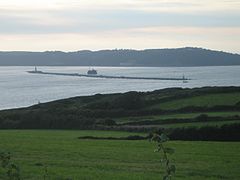 Plymouth breakwater from Wembury