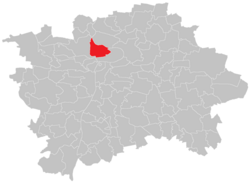 Location of Bubeneč in Prague