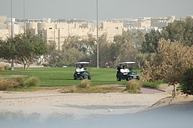View of the golf course at Doha Golf Club