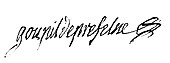 signature de Guillaume François Charles Goupil de Préfelne