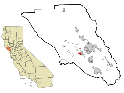 Location in Sonoma County and the State of California