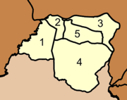 Map of districts