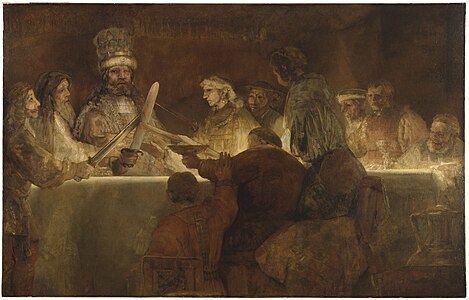 The Conspiracy of Claudius Civilis, by Rembrandt