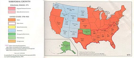 The United States in 1870
