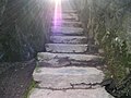 Las wishing steps en los jardines del castillo