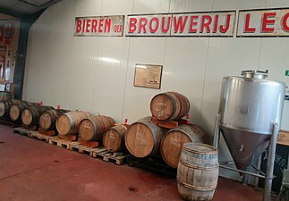 Lambic barrels