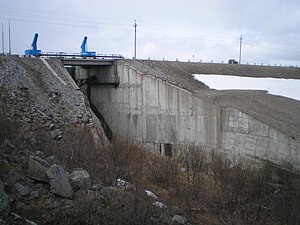 Конструкции водосброса ГЭС