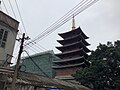 新建的双峰寺双塔（2023年5月拍摄）