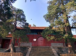 Fahai Temple on the south of the subdistrict