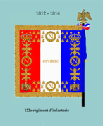 Drapeau modèle de 1812 (revers)