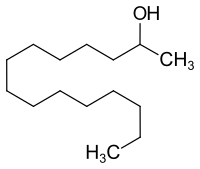 Strukturformel von 2-Pentadecanol