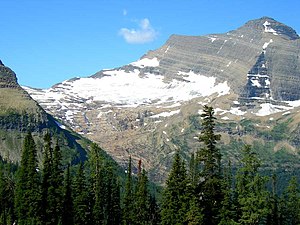 Agassizglaciären, glaciär i USA, Montana.