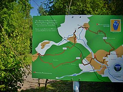 Tafel am Parkplatz «Sauwasen» in Engenhahn-Wildpark.