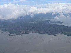 Binangonan, Laguna Lake from air