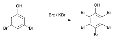 Bromierung von 3,5-Dibromphenol