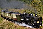 JR East class C57 steam locomotive C57 180 on an SL Banetsu Monogatari in 2006