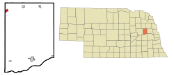 Location of Leigh, Nebraska