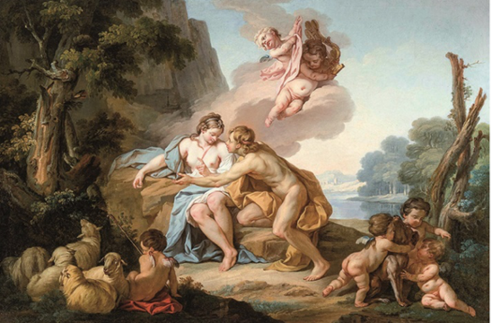 Daphnis et Chloé (1749) Collection privée