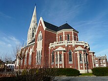 Photographie montrant le chevet de l'église Saint-Martin