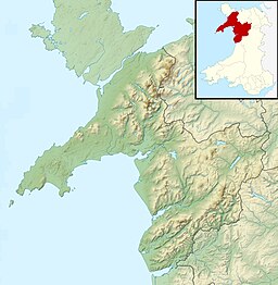 Llyn Eigiau is located in Gwynedd