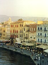 De venetianska kvarteren i Chania.