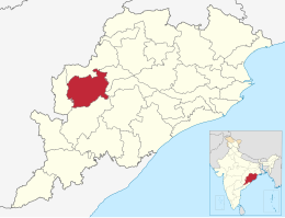 Distretto di Balangir – Mappa